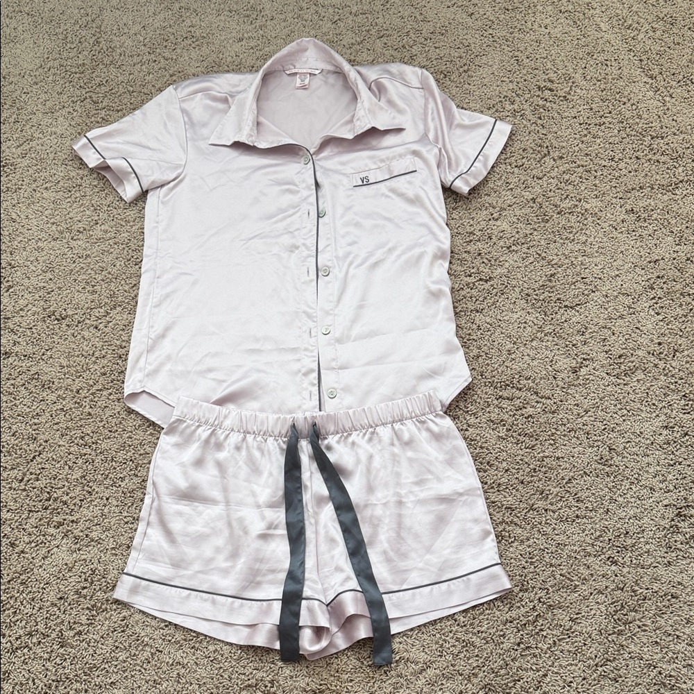 Victoria's Secret Light Gray Shirt